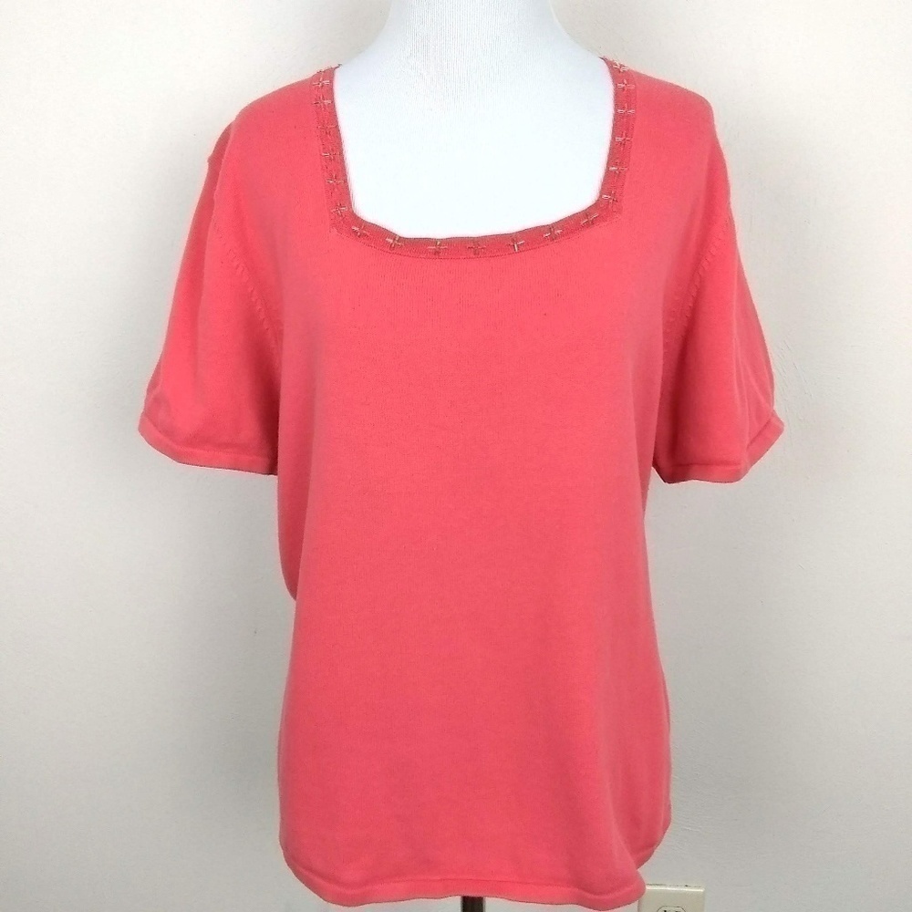 Sag Harbor Short Sleeve Shirt | sz XL